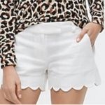 J.Crew ‎ Scalloped Hem Linen Blend Dressy Shorts Photo 1