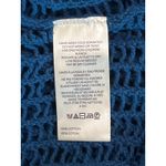Free People Blue Crochet Open Knit Cardigan Women’s XS 100% Cotton Cover Up NWT $198 Photo 9