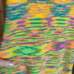 Beginning Boutique  Elaina Halter Mini Dress Multi Rainbow Knit Dress Size Large Photo 8