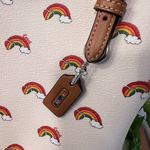 Coach Mollie Tote 25 With Rainbow Print Photo 4