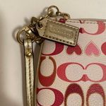 Coach Wristlet Pink And Gold Photo 2