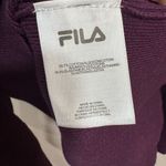 FILA  Palmira Crop Sweater Burgundy Size Large Photo 4