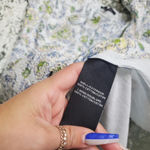 7 For All Mankind  Green Floral Eyelet Peasant Dress Size: S Photo 3