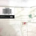 Levi's New  Pastel Tie Dye Denim Raw Hem Jean Skirt White Multicolor Photo 11
