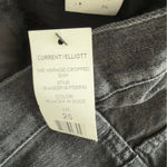 Current/Elliott Curren/Elliott Size 25 The Vintage Cropped Slim‎ Jeans Color: Belmont With Studs Photo 7
