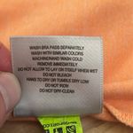 MPG Orange Geometric Women's Athletic TankTop with Built in Sports Bra Medium Photo 11