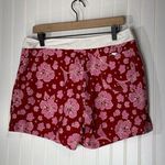 Xhilaration Women's Floral Swim Shorts Red Size XL Beachwear Photo 1