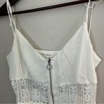 For Love & Lemons  Dress Lovebird Lace Midi White Neutral Bridal Vacation Casual Photo 2