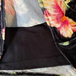 Le Superbe Black Velvet Floral Print Camisole Size 4 NWT Photo 3