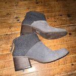 Toms Tom’s Leila felted wool leather two tone 8.5 ankle booties Photo 3