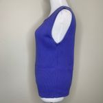 Hard Rock Cafe Purple Ribbed Sweater Shell Sleeveless Sz Large Photo 2