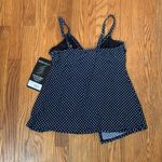 MiracleSuit Pin Point Love Knot Tankini Top Swimsuit midnight blue size 8 NWT Photo 3