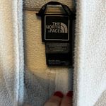 The North Face Women Colorblock Fleece Jacket Gray Light Blue Size Medium Photo 6