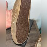 UGG  Dakota Sunshine Perf Ribbon Satin Laces Bow Leather Chestnut Slippers Sz 9 Photo 12