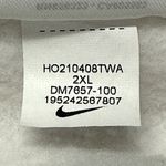 Nike | 2XL | Opal Fleece Pearl Sleeve Swoosh Graphic Crewneck Cropped Sweatshirt Photo 9