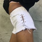 PacSun White Lace Up Shorts Photo 2
