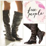 Free People  Distressed Trigger Boots Women’s size 8 Photo 1