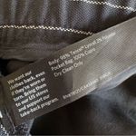 Eileen Fisher NEW  Navy Blue white Pinstripe Wide Leg Crop Trouser Pant Size XL Photo 8