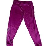 Juicy Couture Soft Pink Velour Lounge Pants Sparkly Bejeweled “Juicy” Medium Photo 4