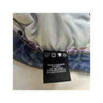 Nanette Lepore  Denim‎ Crop Cuffed Skinny Jeans Size 10 Distressed Medium Wash Photo 7