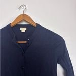 J.Crew  Navy Blue Classic Clare Cardigan Sweater Photo 4