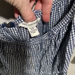 American Eagle  Blue Gingham Off The Shoulder Dress Size XL NWT Photo 1