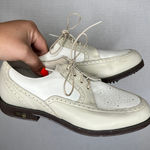 FootJoy Europa Collection Golf Shoes Womens 7M White Leather Lace Up Photo 0