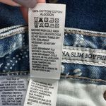 Lucky Brand Sienna Slim Boyfriend Printed Folded Raw Edge Crop Denim Jeans 8 Photo 9