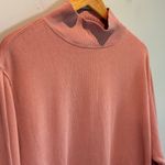 Aerie Dusty Pink Everyday the Cozy Mock Neck Long Length Sweatshirt - Medium Photo 1