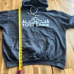 Lost Lake Graphic Hoodie Pullover Sweatshirt Gray Size Large Photo 4