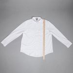 Eddie Bauer  Womens Classic Fit White Long Sleeve Button Down Shirt Large Photo 14