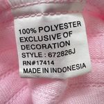 Collette by Miss Elaine Pink Zip Robe XL Quilted Long Sleeve Housecoat Pockets Photo 4