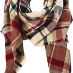 Women's Fall Winter Scarf Classic Tassel Plaid Scarf Warm Soft Chunky Large Blanket Wrap Shawl Scarves Photo 1