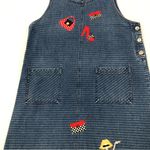 Beverly's Blue Denim Shopping Bags Purses Heels Overall Jumper Dress Womens 14p. Size 14 Photo 3