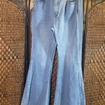 KanCan Signature High Rise Print Inset Blue Flared Women's Jeans Size 29 Photo 3
