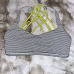 Lululemon TWO  Sports Bras Women’s 8 Energy Stripes Athletic Yoga Crossback EUC Photo 5
