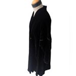 Vintage Arnold Constable black velvet full length evening wrap Black Size M Photo 4