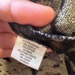 NWT Lord & Taylor Animal Print Faux Fur Boxy Short Sleeve Top Size PS Black Photo 8