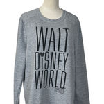 Walt Disney World Resort Sweatshirt Tunic Gray Black Women’s Size XL Photo 0