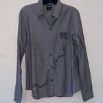 Boxlunch Harry Potter Up to No Good Women's Woven Button-Up Shirt Size Small Photo 0