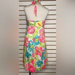 Lilly Pulitzer Brighton Halter Dress Boca Chica Floral Crochet Women's Size 8 Photo 3