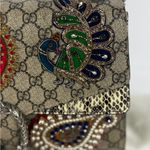 Gucci  GG Supreme Monogram Snakeskin Flower Embroidered Dionysus Shoulder Bag Photo 5