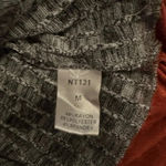 THML  turtleneck sleeveless gray orange top size M Photo 5