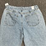 Good American Good 90's Duster Crop Straight Leg Jeans Indigo 101 Size 14/32 Photo 3