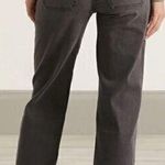 Mother The Wrapper Patch Springy Ankle Jeans in Faded Black Size 23 Photo 1