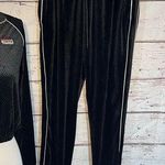 Forever 21 Set Jogger/Cropped Shirt Velour Black "Tokyo"-S/M Photo 0