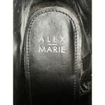 Alex Marie Women's Black Heeled Booties Zip Up Leather Sz 8.5 Photo 9