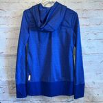 Zella Jacket Womens Medium Blue Hooded Full Zip Lightweight Athletic Activewear Photo 3