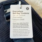 Lululemon Everywhere Belt Bag 1L *Corduroy (Velvet Feel) Color True Navy NWT Photo 6