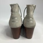 Toms β gray peep Toe Heels size10 Photo 5